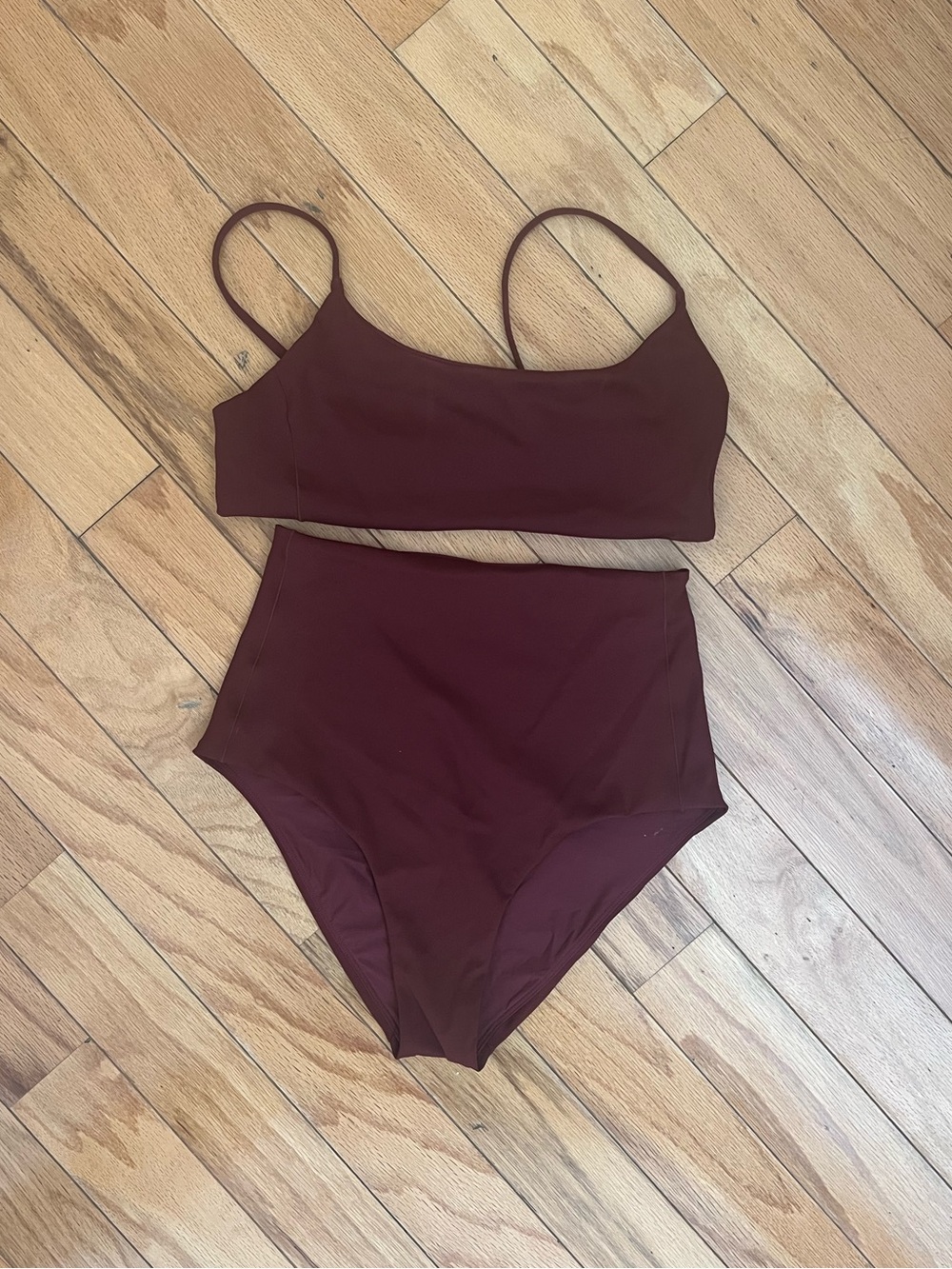 Left on Friday Set - Jam/Burgundy Color - Size M